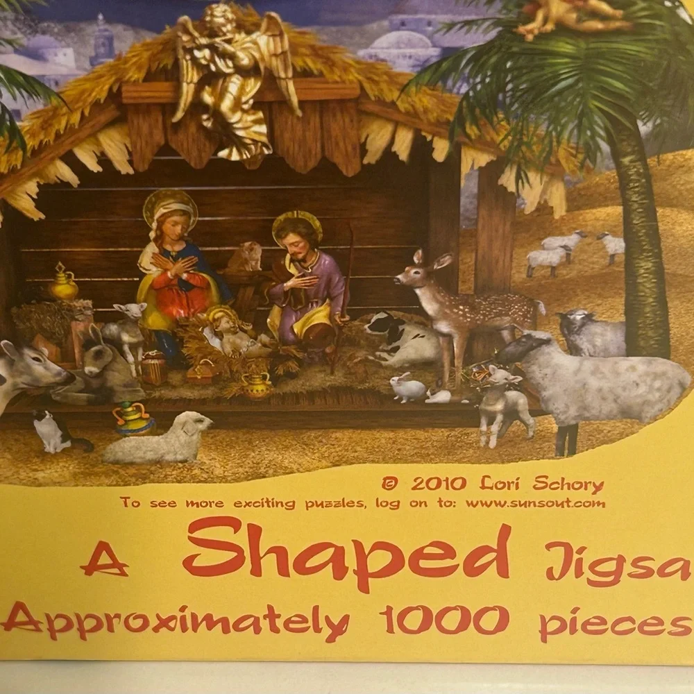 Suns Out O Star of Bethlehem Shaped Jigsaw‎ Puzzle 2010